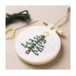 Mini Craft Kit - Csináld magad! hímzőkeretes dekoráció - Christmas tree