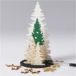 Csináld magad! fa furnér dekorációs készlet - karácsonyfák