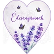 Mintás barkácsfilc - levendula Provence - Édesanyámnak