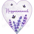 Mintás barkácsfilc - levendula Provence - Nagymamámnak