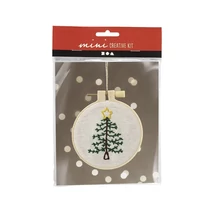 Mini Craft Kit - Csináld magad! hímzőkeretes dekoráció - Christmas tree Mini Craft Kit - Csináld magad! hímzőkeretes dekoráció - Christmas tree