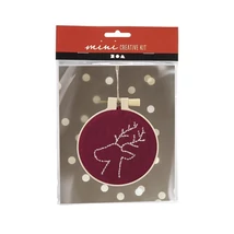 Mini Craft Kit - Csináld magad! hímzőkeretes dekoráció - Reindeer