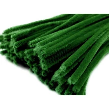 Fenyőzöld zseníliadrót csomag - 6mm - 30cm - 20db