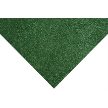 Glitteres barkácsfilc - zöld