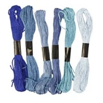 Osztott hímzőfonal válogatás - Blue Harmony Osztott hímzőfonal válogatás - Blue Harmony