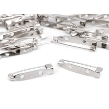 Kitűző alap - platina - 10db