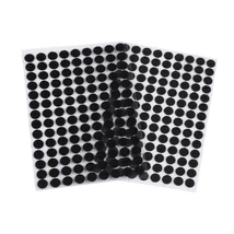 Öntapadós tépőzár korong - 10mm - 126 pár - fekete Öntapadós tépőzár korong - 10mm - 126 pár - fekete