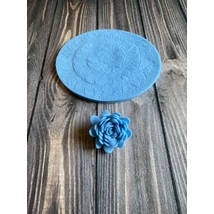 Csináld magad! Filc virág szett - D2- világoskék - 3db Csináld magad! Filc virág szett - D2- világoskék - 3db