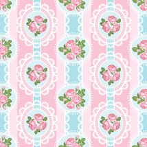 Mintás barkácsfilc méteráru  - shabby sorminta rózsaszín alapon Mintás barkácsfilc méteráru  - shabby sorminta rózsaszín alapon