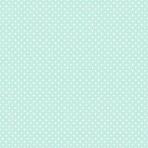 Mintás barkácsfilc méteráru  - shabby chic - menta alapon fehér pöttyös