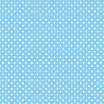 Mintás barkácsfilc méteráru  - világoskék alapon fehér pöttyös Mintás barkácsfilc méteráru  - világoskék alapon fehér pöttyös