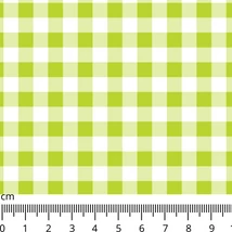 Mintás barkácsfilc méteráru DARAB - zöld kockás