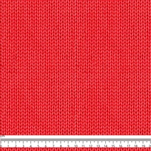 Mintás barkácsfilc méteráru DARAB - kötött - piros