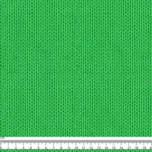 Mintás barkácsfilc méteráru  - kötött - zöld