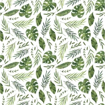 Mintás barkácsfilc méteráru  - trópusi levelek