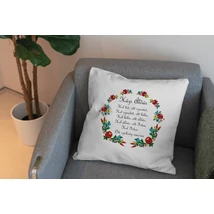 Velúr hatású szövet párna panel - Házi Áldás - kalocsai Velúr hatású szövet párna panel - Házi Áldás - kalocsai