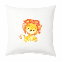 Panama szövet párna panel - African Friends - oroszlán Panama szövet párna panel - African Friends - oroszlán