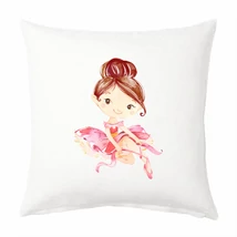 Panama szövet párna panel - Balerina - barna Panama szövet párna panel - Balerina - barna