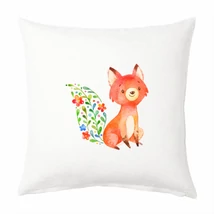Panama szövet párna panel - Hello Spring - róka