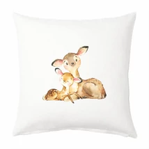 Panama szövet párna panel - Mother and Baby - őzikés Panama szövet párna panel - Mother and Baby - őzikés