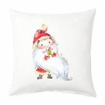 Panama szövet párna panel - Mikulás álló Panama szövet párna panel - Mikulás álló
