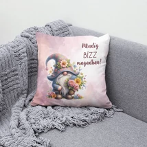 Panama szövet motivációs panel - festett manó Panama szövet motivációs panel - festett manó