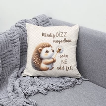 Panama szövet motivációs panel - süni Panama szövet motivációs panel - süni