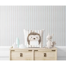 Bársonyszövet párna panel - erdei állat portré - süni