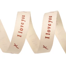 100% pamut szalag - I love you 100% pamut szalag - I love you