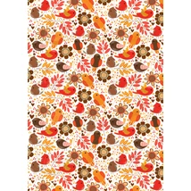 Mintás barkácsfilc - őszi madárkák