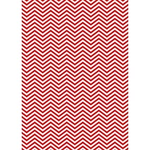 Mintás barkácsfilc - Christmas Basics - piros cikk-cakk Mintás barkácsfilc - Christmas Basics - piros cikk-cakk