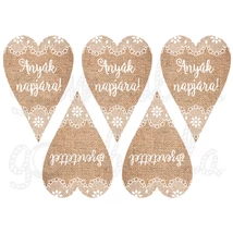 Mintás barkácsfilc - anyák napjára juta szívek Mintás barkácsfilc - anyák napjára juta szívek