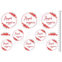 Mintás barkácsfilc - Anyák napjára - pipacsos minta