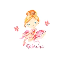 Mintás barkácsfilc - Balerina