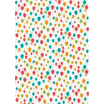 Mintás barkácsfilc - léggömbök