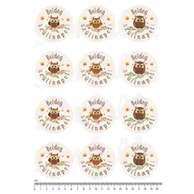 Mintás barkácsfilc - Boldog szülinapot! - bagoly - pici Mintás barkácsfilc - Boldog szülinapot! - bagoly - pici