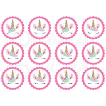 Mintás barkácsfilc - csillogó unikornisok - szarvacskák Mintás barkácsfilc - csillogó unikornisok - szarvacskák