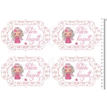 Mintás barkácsfilc - cuki tavaszi angyalka - Isten hozott - rózsa Mintás barkácsfilc - cuki tavaszi angyalka - Isten hozott - rózsa