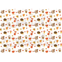 Mintás barkácsfilc - erdei barátok piciben