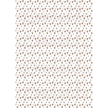 Mintás barkácsfilc - fehér alapon barna szívek Mintás barkácsfilc - fehér alapon barna szívek