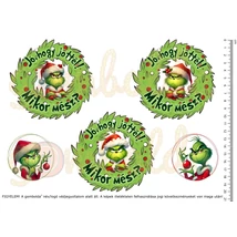 Mintás barkácsfilc - Grincses karácsony - Jó, hogy jöttél!