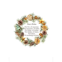 Mintás barkácsfilc - tradicionális karácsony - Házi Áldás hímzőkeretbe Mintás barkácsfilc - tradicionális karácsony - Házi Áldás hímzőkeretbe
