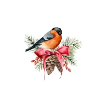 Mintás barkácsfilc - tradicionális karácsony - süvöltő hímzőkeretbe