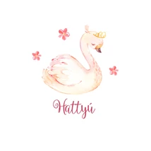 Mintás barkácsfilc - Balerina - hattyú