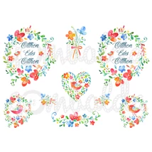 Mintás barkácsfilc - otthon édes otthon