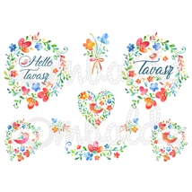 Mintás barkácsfilc - helló tavasz Mintás barkácsfilc - helló tavasz