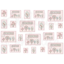 Mintás barkácsfilc - I love You always