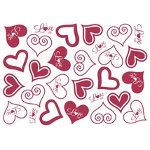 Mintás barkácsfilc - I love You