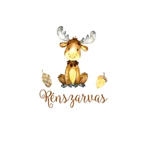 Mintás barkácsfilc - In the Forest - rénszarvas Mintás barkácsfilc - In the Forest - rénszarvas