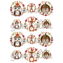 Mintás barkácsfilc - indián állatok Mintás barkácsfilc - indián állatok